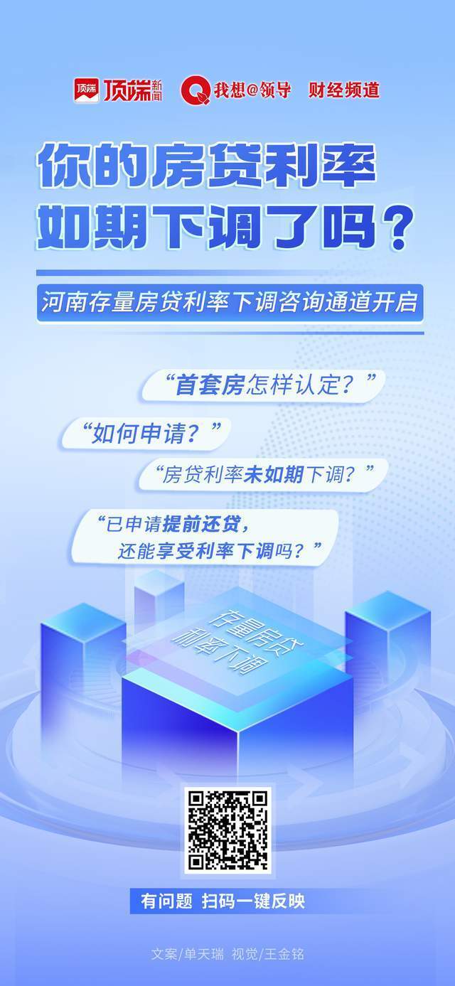 你的房贷利率下调了吗？河南存量房贷利率下调咨询通道开启，什么是全面房产咨询服务？